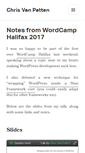 Mobile Screenshot of chrisvanpatten.com